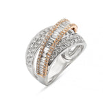 Load image into Gallery viewer, Modernus žiedas su briliantais (1,6 ct)