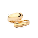 Load image into Gallery viewer, Geltono aukso žiedas "Hug"