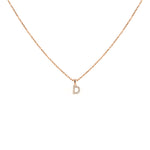 Load image into Gallery viewer, Rožinio aukso pakabukas su briliantais D (0,06 ct)