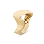 Load image into Gallery viewer, Geltono aukso žiedas "Wave"