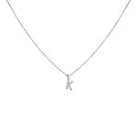 Load image into Gallery viewer, Balto aukso pakabukas su briliantais K (0,07 ct)