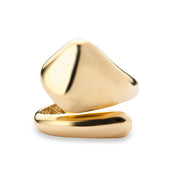 Geltono aukso žiedas 