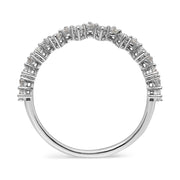 Balto aukso deimantų juostelė (0,42 ct)